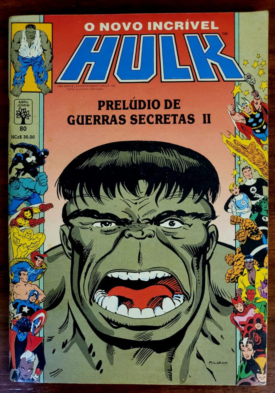| Casa do Colecionador O Novo Incrível Hulk Nº 080 (Editora Abril) Fevereiro 1990 (HQ/Gibi)