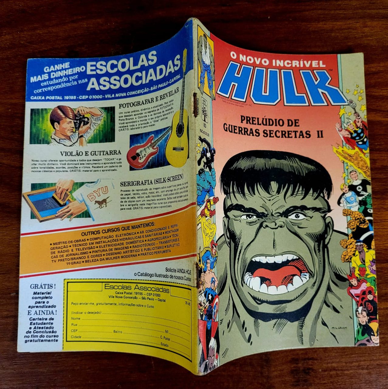 | Casa do Colecionador O Novo Incrível Hulk Nº 080 (Editora Abril) Fevereiro 1990 (HQ/Gibi)