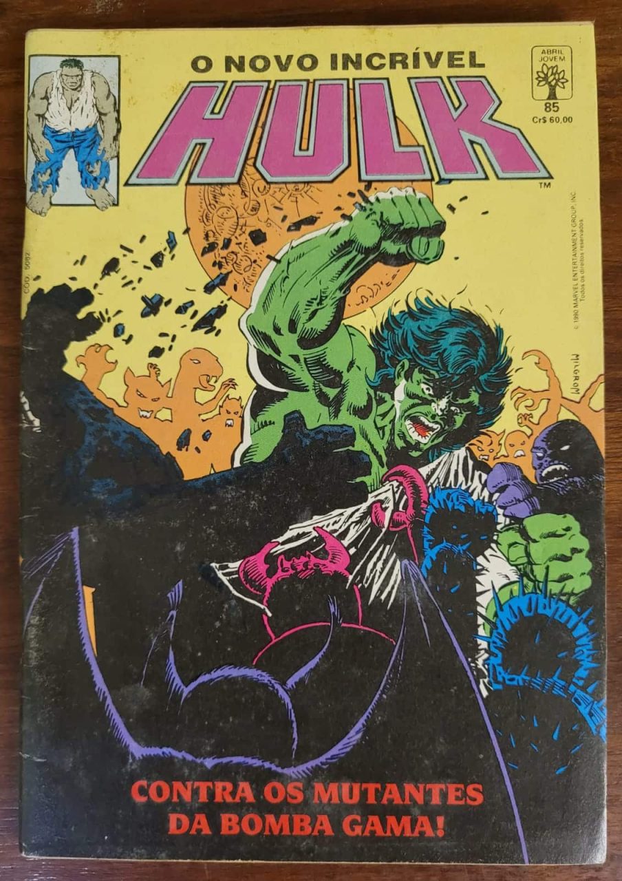 | Casa do Colecionador O Novo Incrível Hulk Nº 085 (Editora Abril) Dezembro 1990 (HQ/Gibi)