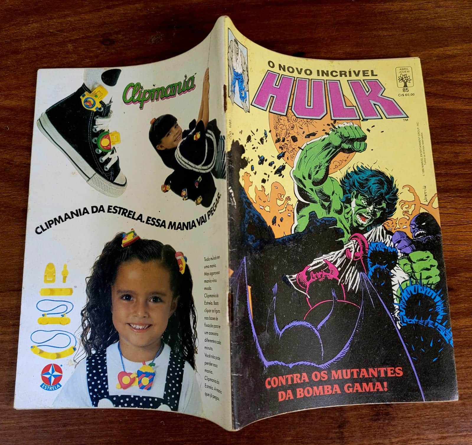 | Casa do Colecionador O Novo Incrível Hulk Nº 085 (Editora Abril) Dezembro 1990 (HQ/Gibi)