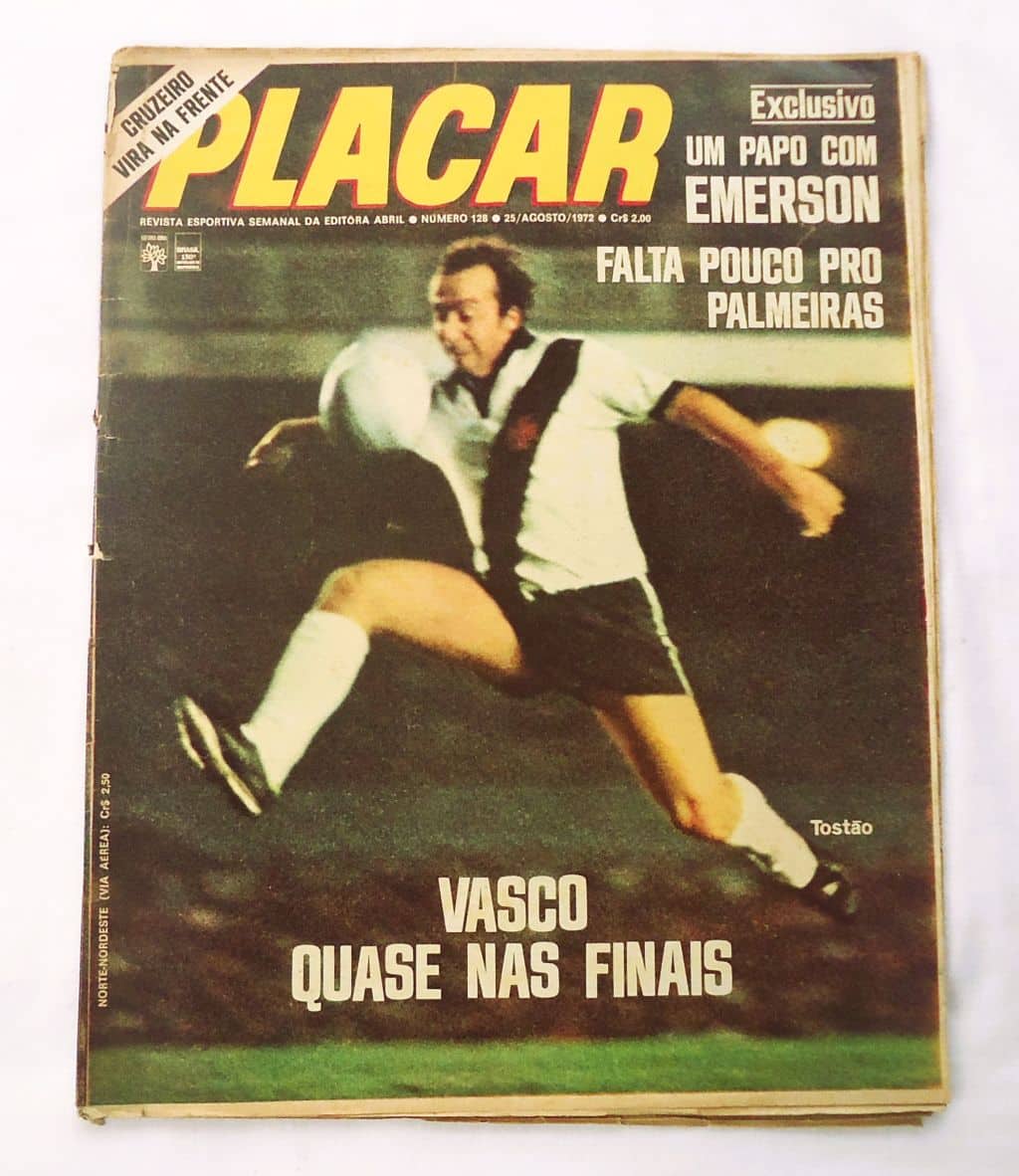 | Casa do Colecionador Revista Placar Nº 128 - Poster - Gremio Futebol Portoalegrense - 1972