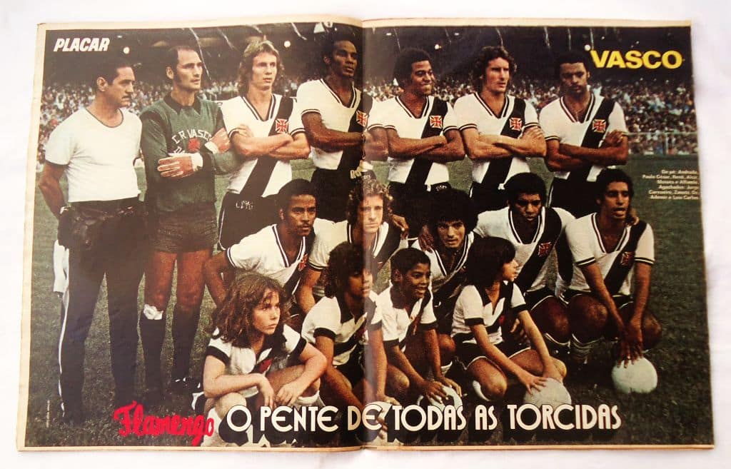 | Casa do Colecionador Revista Placar Nº 167 Poster Vasco da Gama - 1973