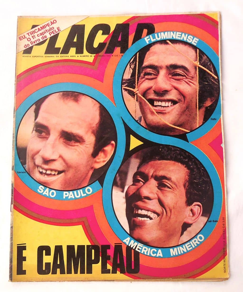 | Casa do Colecionador Revista Placar Nº 68 - Sem o Poster - 1971