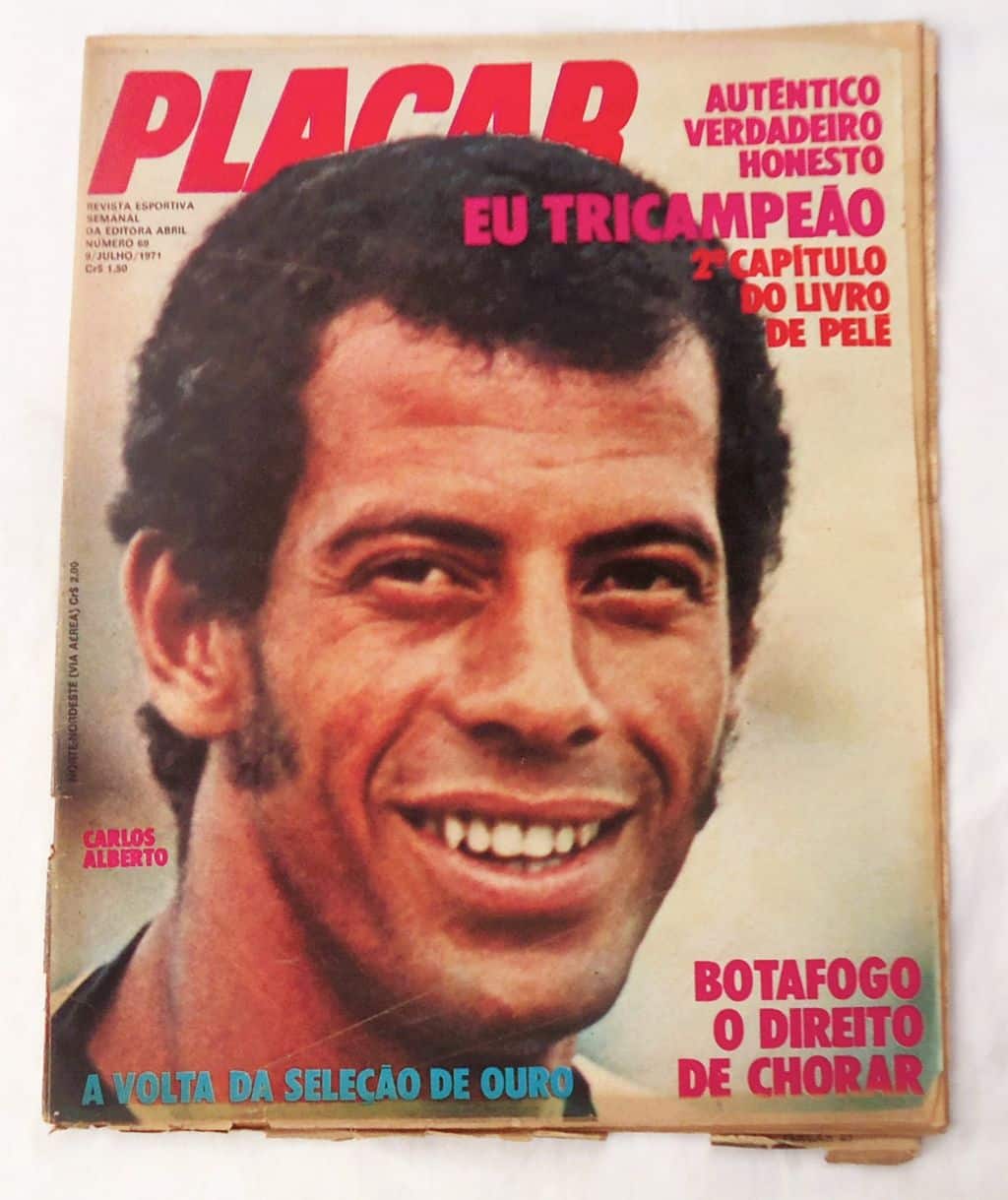 | Casa do Colecionador Revista Placar Nº 69 - Sem o Poster - 1971