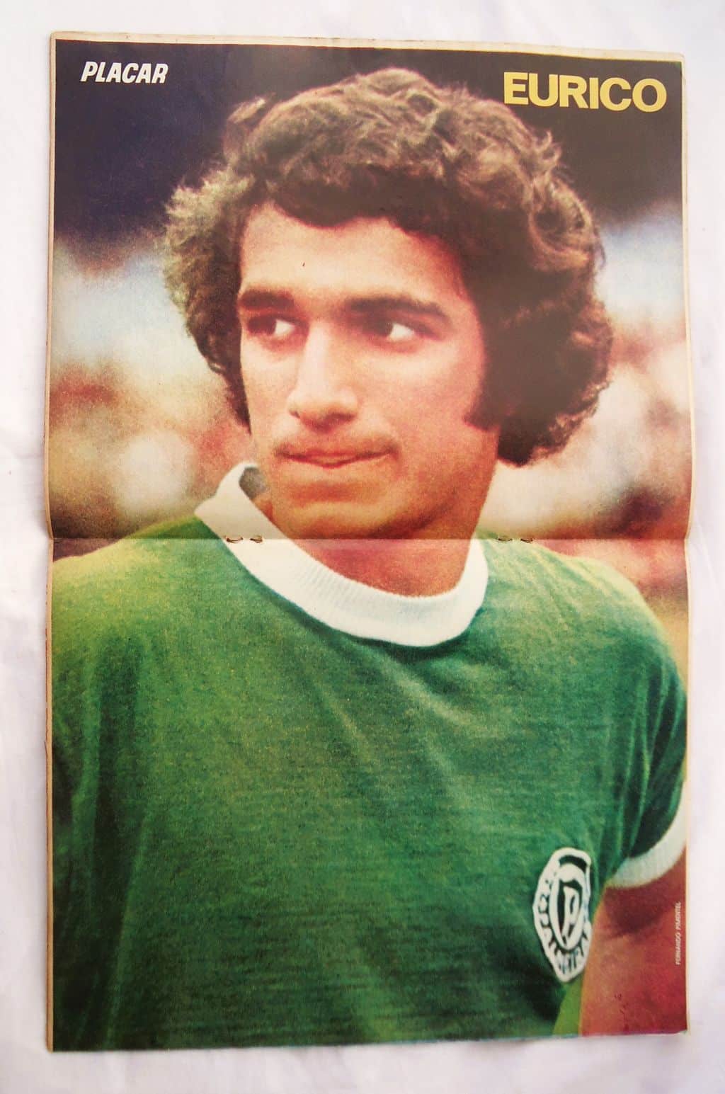 | Casa do Colecionador Revista Placar Nº 79 Poster Eurico - SE Palmeiras - 1971