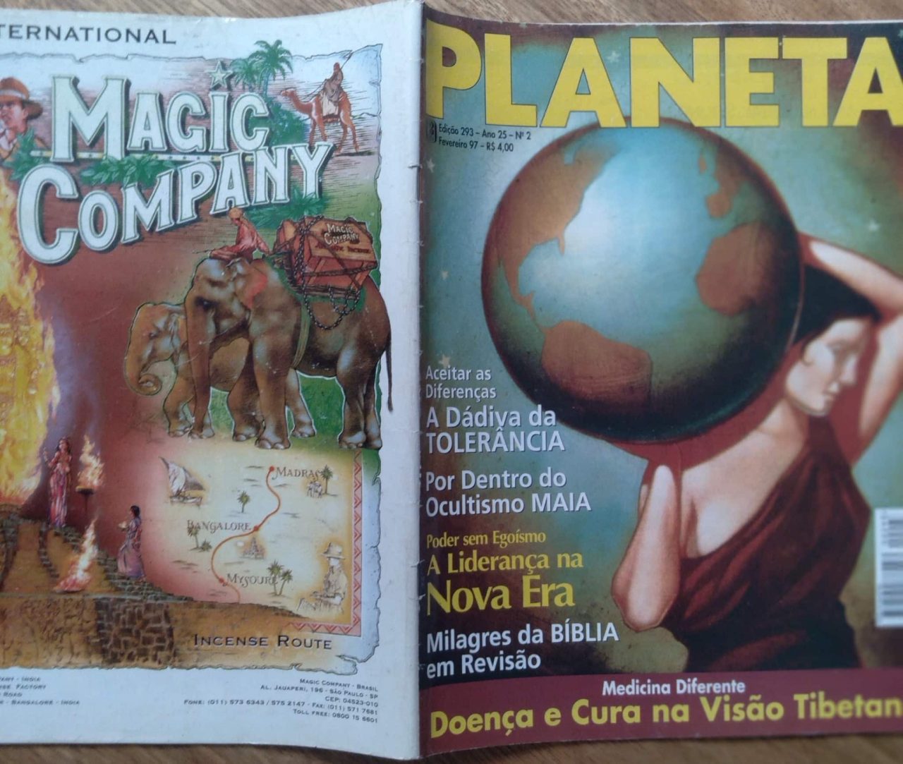 | Casa do Colecionador Revista Planeta 293 1997 / Doença e cura na Visão Tibetana.