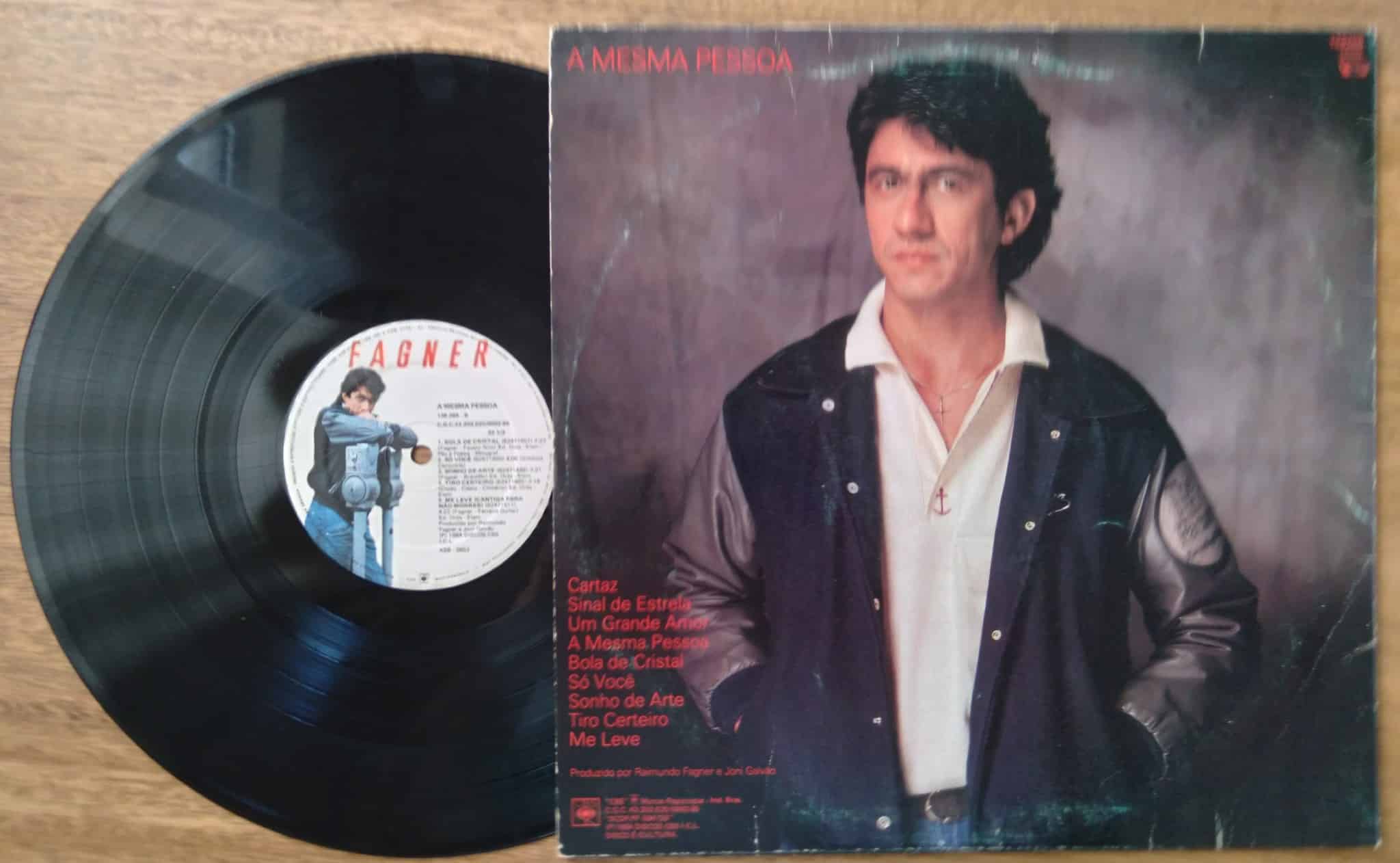 | Casa do Colecionador Vinil lp CBS Fagner a Mesma Pessoa / Cartaz Sinal de estrela Bola de Cristal.