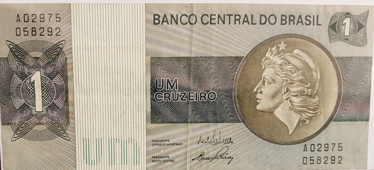 | Casa do Colecionador 1 Cruzeiro Efígie Marron *escassa*