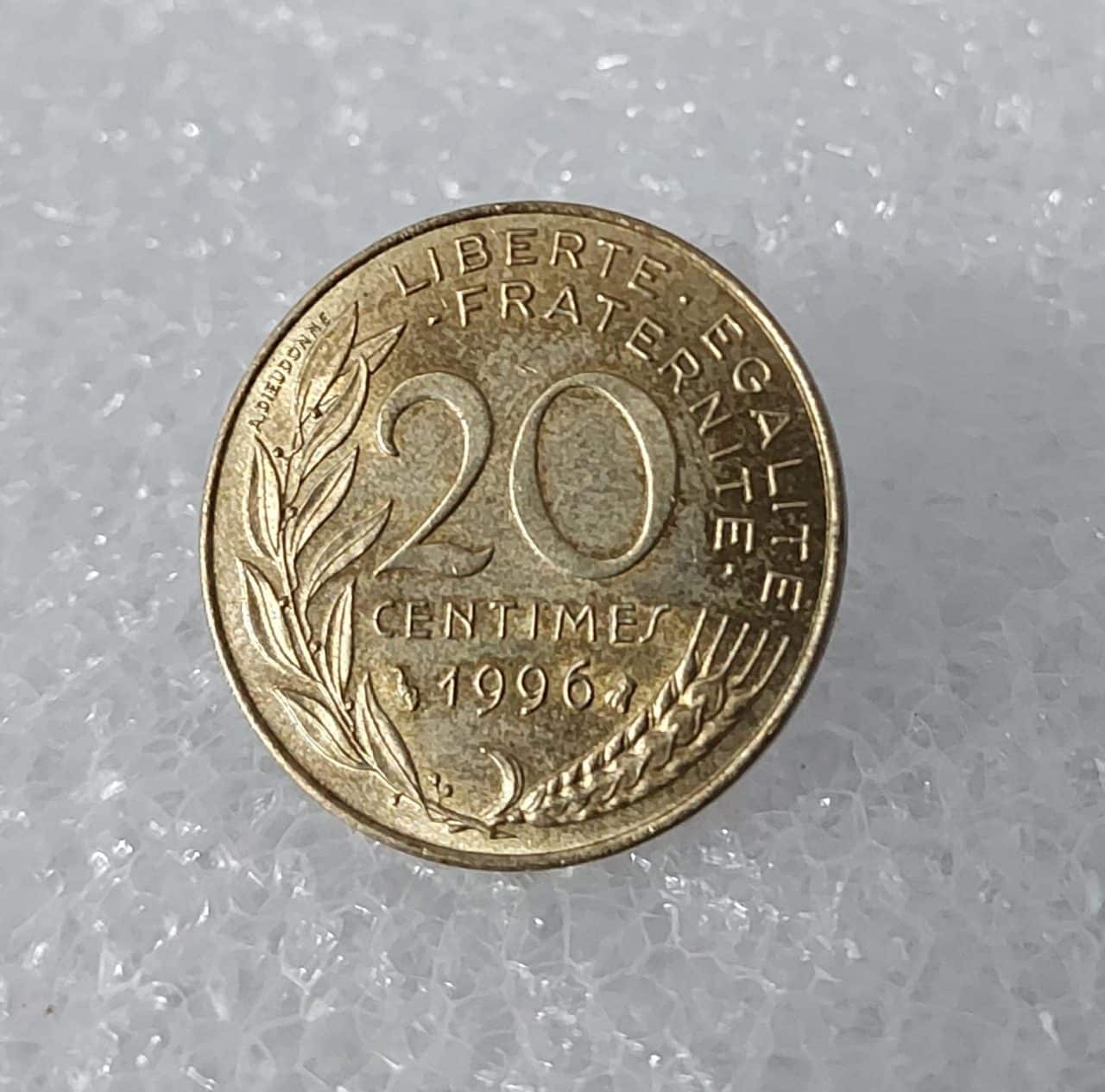 20 Centimes 1996 França