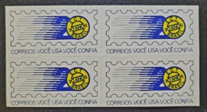 4 Etiquetas Adesivas - Marketing Correios - 20 Anos da ECT