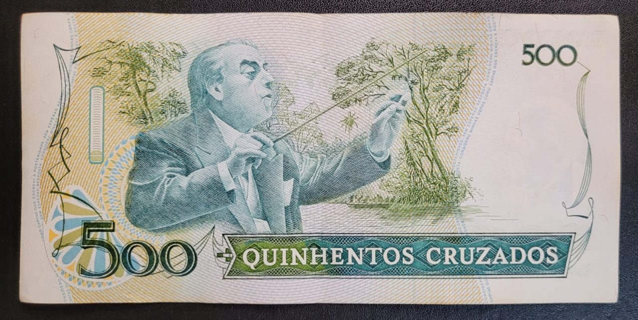 | Casa do Colecionador 500 (Quinhentos Cruzados) - Cédula C191 - MBC/SOB (Ano 1987)