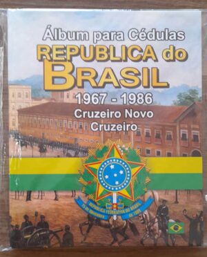 Álbum para cédulas período de 1967 até 1986