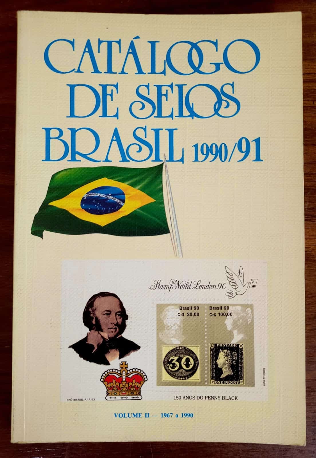 | Casa do Colecionador Antigo Catálogo de Selos do Brasil 1990/91 - Volume II - 48ª Edição (RHM)