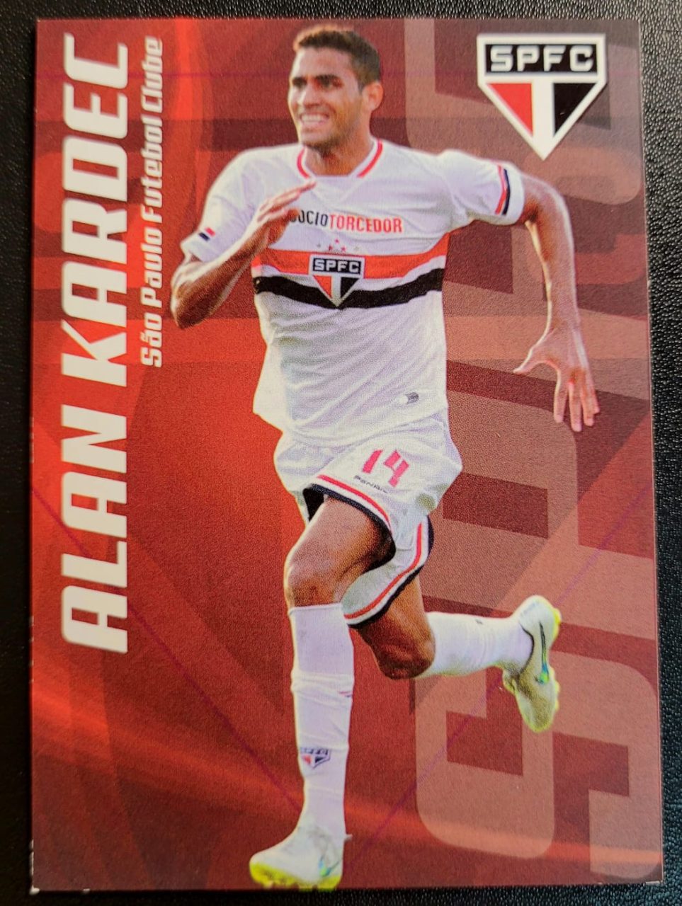 | Casa do Colecionador Card Brasileirão 2015 - Nº 322 - Alan Kardec - São Paulo Futebol Clube