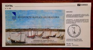 Edital Correios 1992 - Nº 10 - Bloco RHM B92 - Lubrapex 92 - 09/05/1992