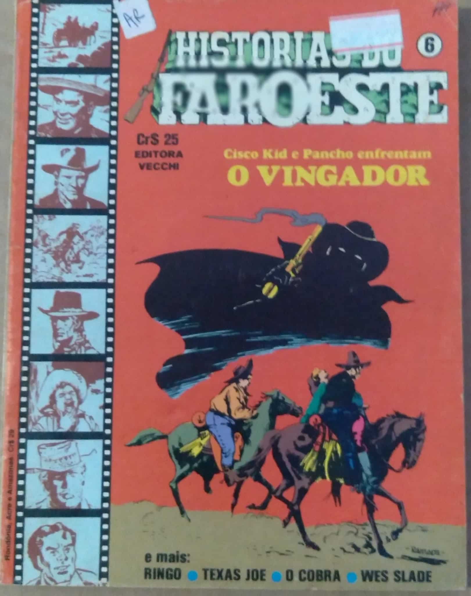 | Casa do Colecionador gibi Histórias do Faroeste Ed Vecchi 6 1980 / Cisco Kid Ringo Texas Joe O Cobra.