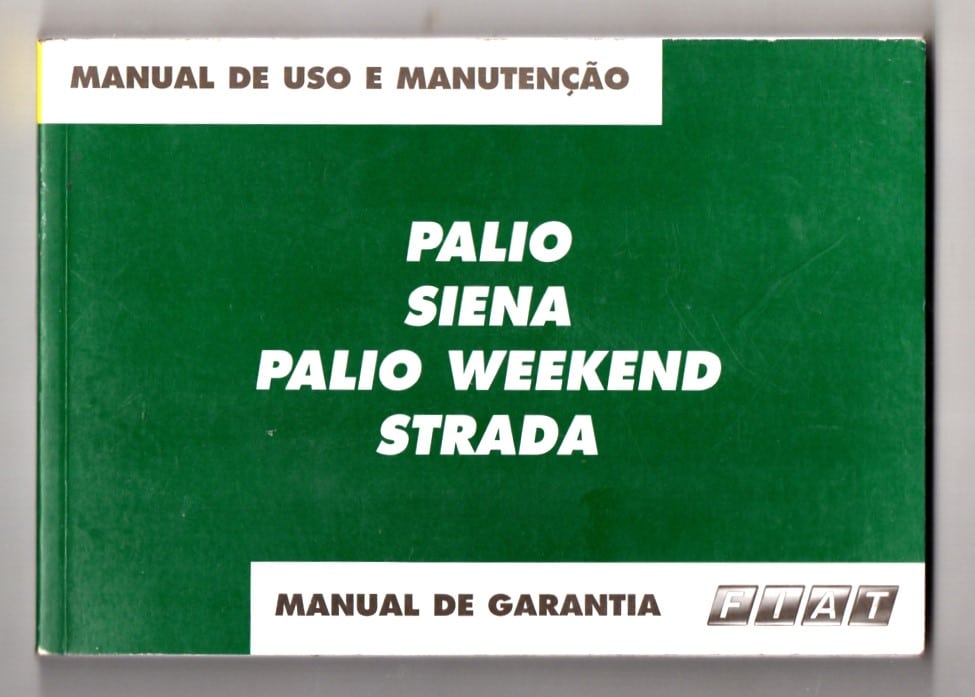 | Casa do Colecionador Manual Proprietario Palio Weekend Siena Strada - 2003 - Em Branco