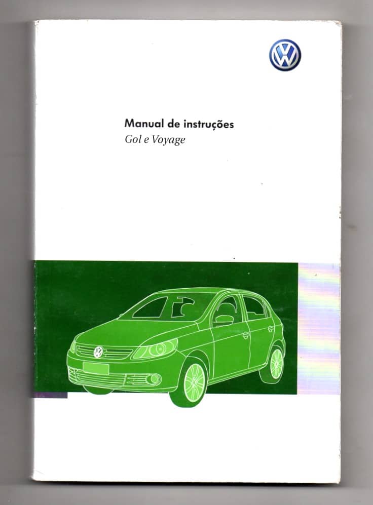 | Casa do Colecionador Manual Proprietario Volkswagen Gol e Voyage - 2009
