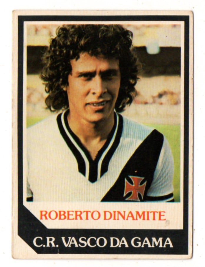 | Casa do Colecionador Ping Pong Futebol Cards Clube de Regatas Vasco da Gama - Nº 57 - Roberto Dinamite