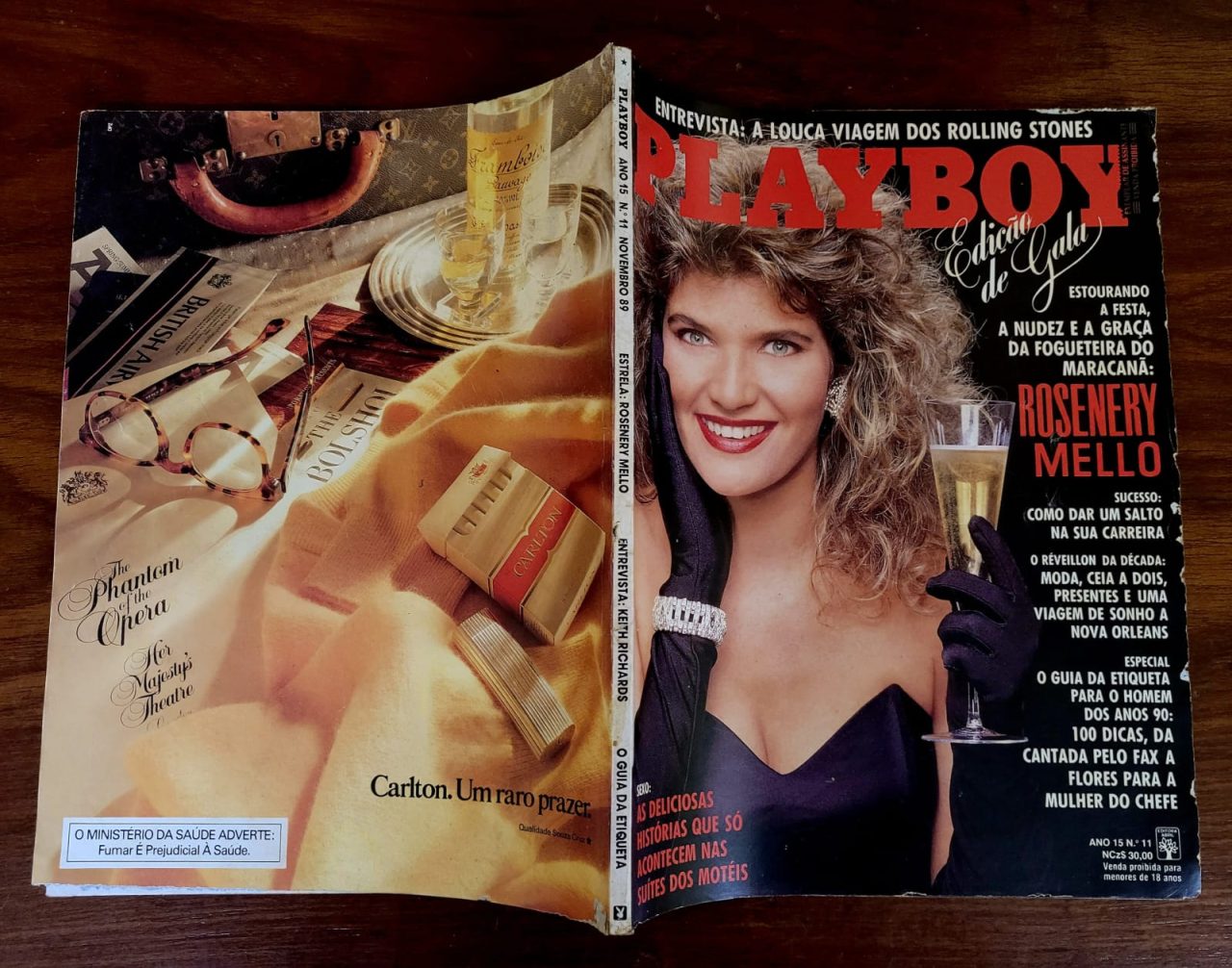 | Casa do Colecionador Playboy Nº 172 - Rosenery Mello (Revista com Pôster) Novembro 1989