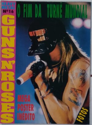 Poster Revista Escala Heavy Metal 16 / Guns'n Roses mega.