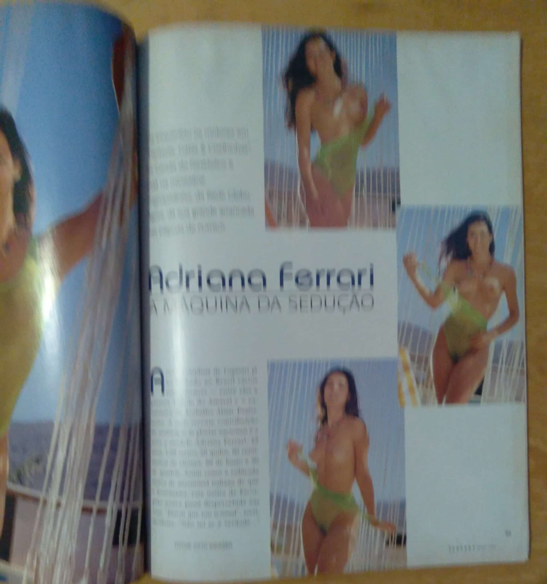 | Casa do Colecionador Revista Playboy 238 1995 / Luciana Pereira e poster Adriana Ferrari.