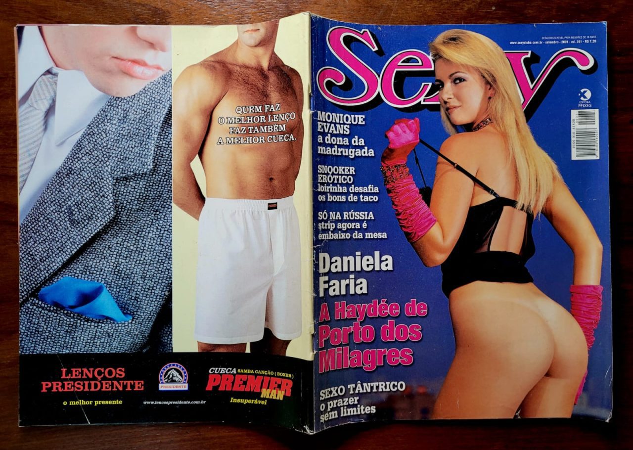 | Casa do Colecionador Sexy Nº 261 - Daniela Faria - Setembro 2001