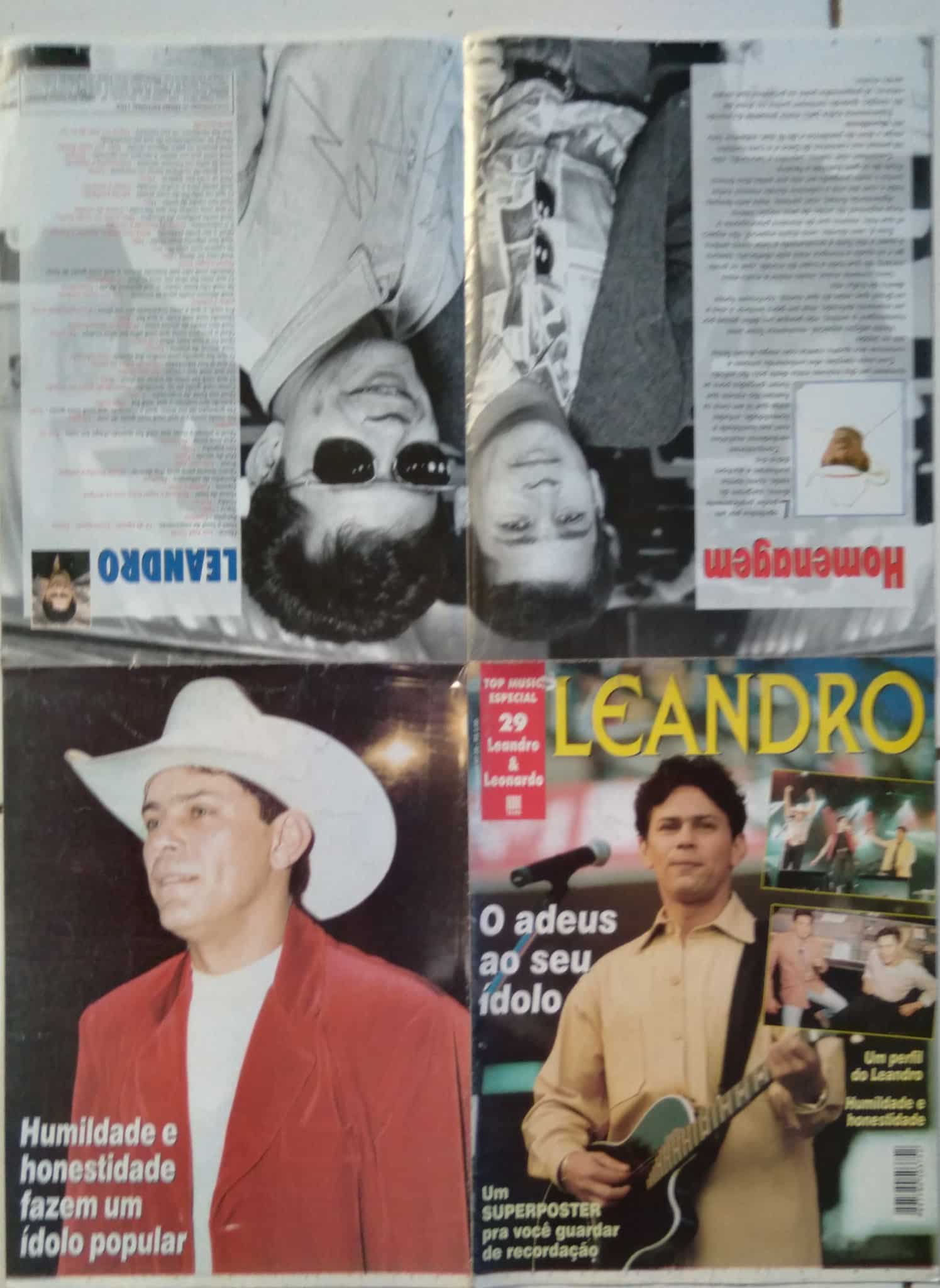 | Casa do Colecionador Superposter Revista Trama Top Music especial 29 / Leandro o adeus.