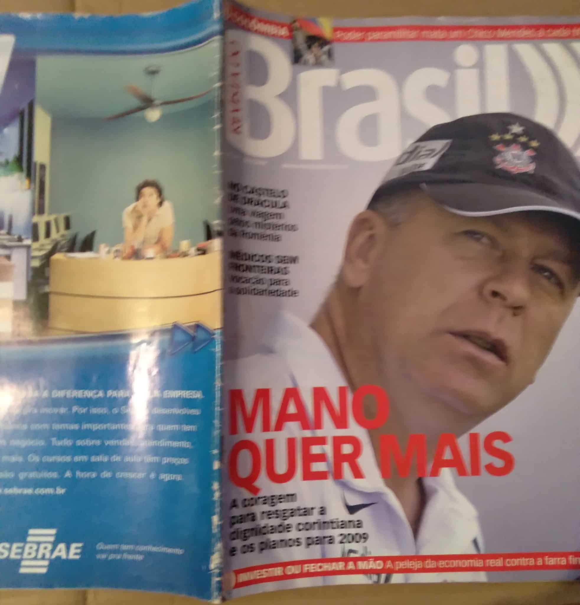 | Casa do Colecionador T27gr Revista do Brasil Ed Atitude / Corinthians Mano quer mais