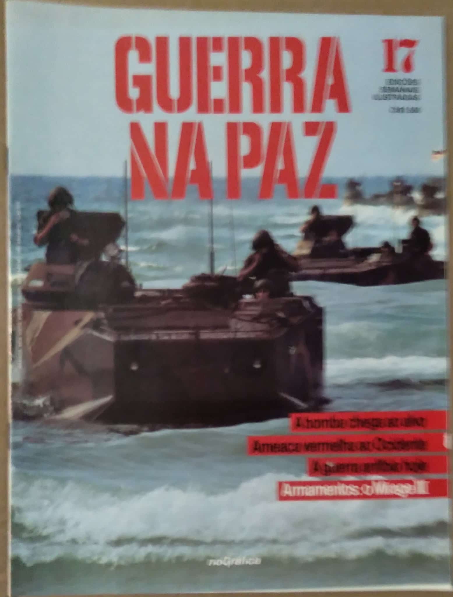 | Casa do Colecionador T29gr Fascículo Guerra na Paz 17 / Armamentos Mirage III A Expansão vermelha