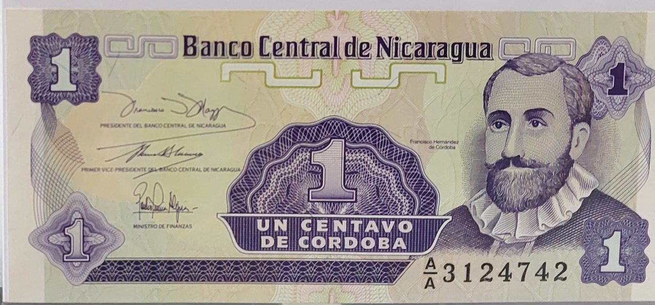 | Casa do Colecionador Un Centavo de Cordoba-Nicaragua