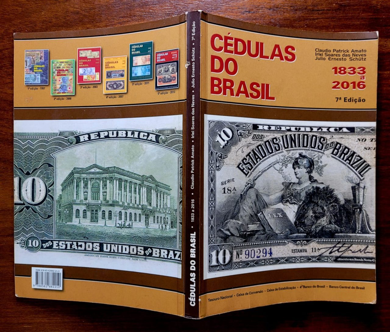 | Casa do Colecionador Catálogo de Cédulas do Brasil - 1833 a 2016 - 7ª Edição