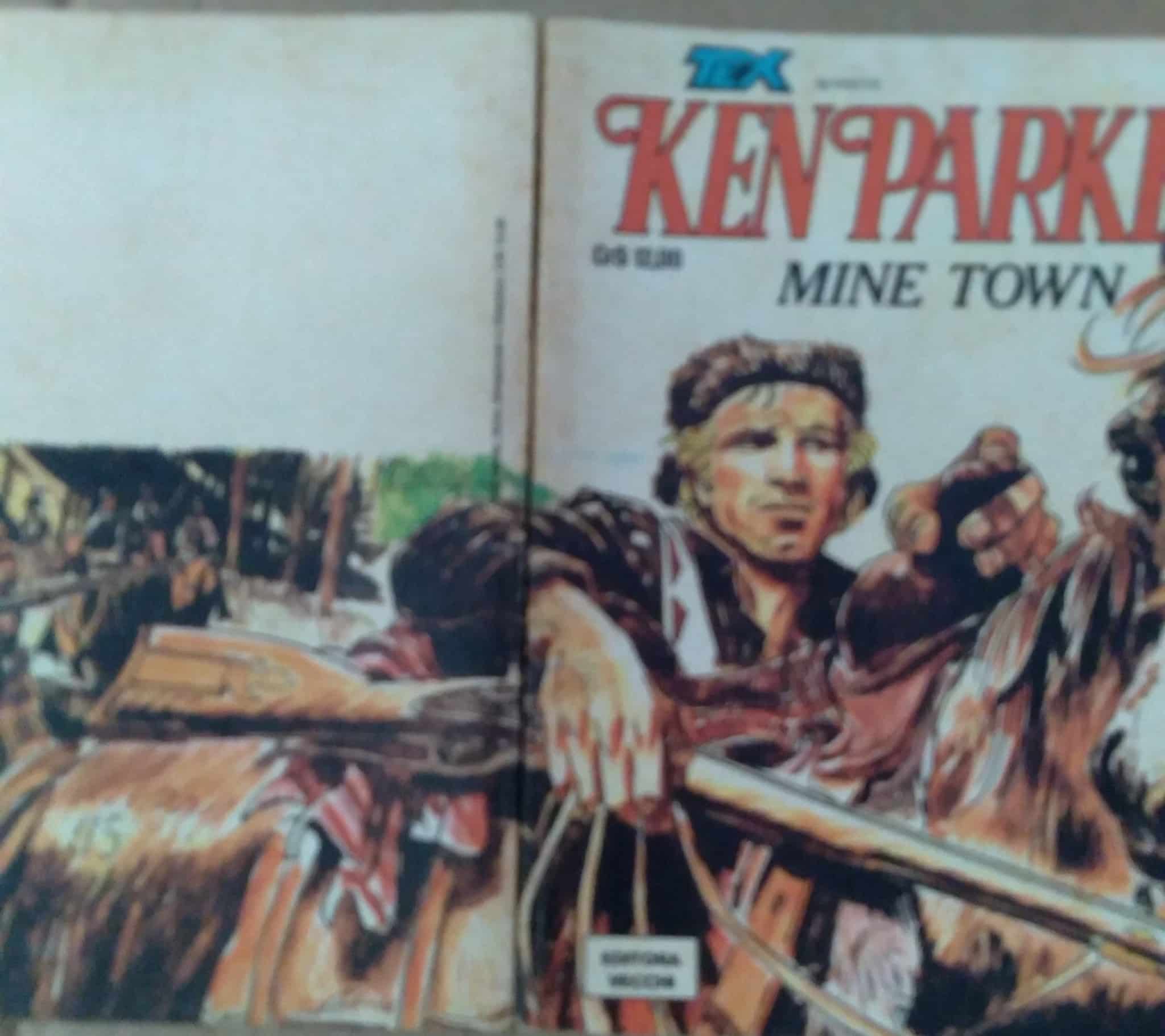 | Casa do Colecionador FTLQ Gibi Ken Parker Ed Vecchi 2 1978 / Mine Town.