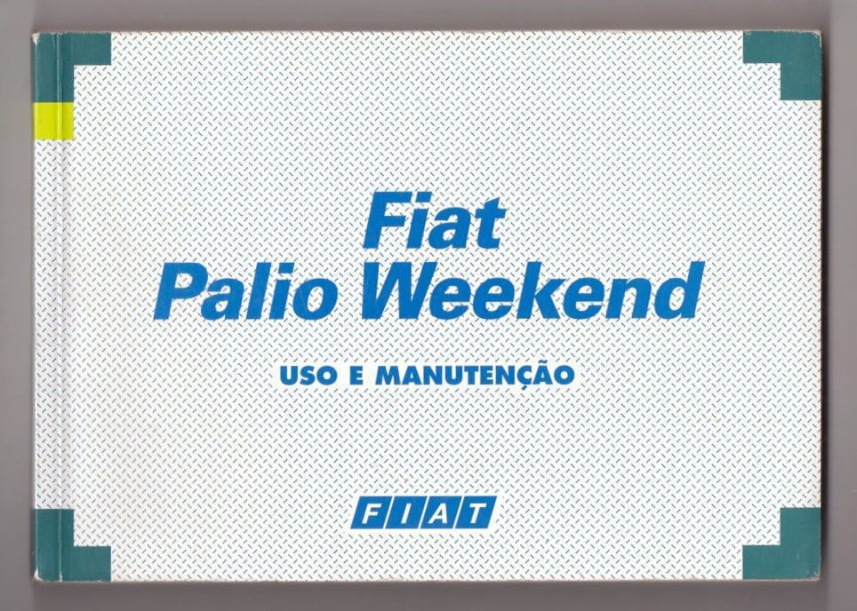 | Casa do Colecionador Manual Do Proprietario Fiat Palio Weekend 1997 Modelo 1998