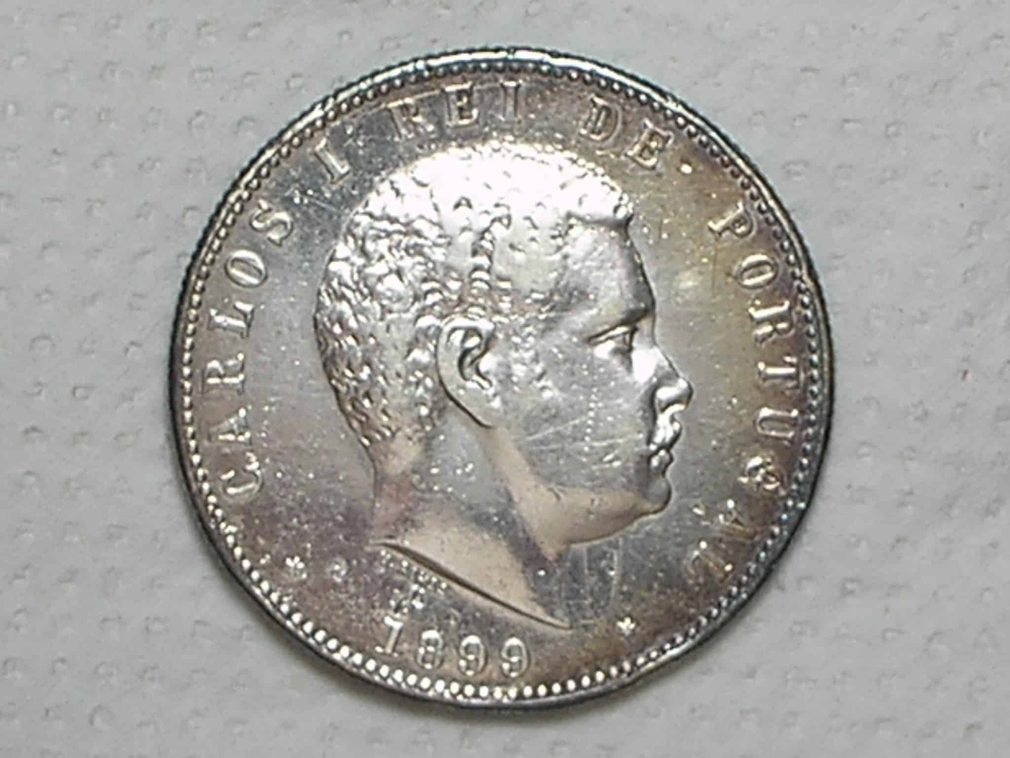 | Casa do Colecionador Portugal) 1.000 Réis - 1899 / Carlos I / Prata / p.01