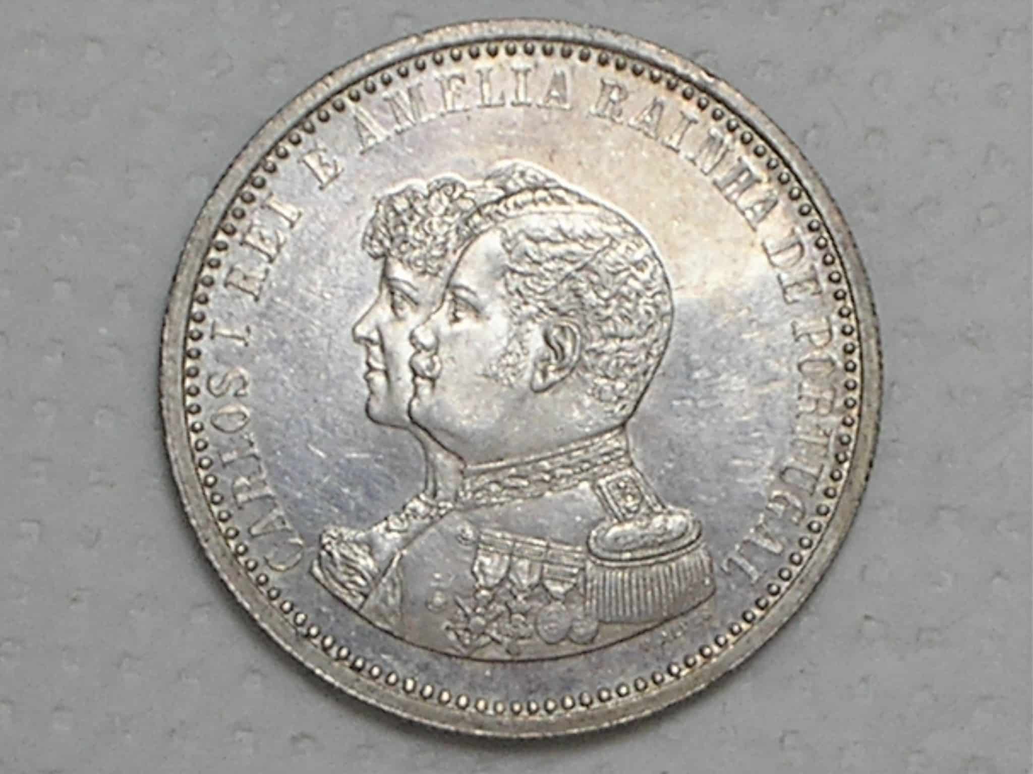 | Casa do Colecionador Portugal) 500 Réis - 1898 / Descobrimento da India / Sob/Fc / Escassa / Prata / p.01
