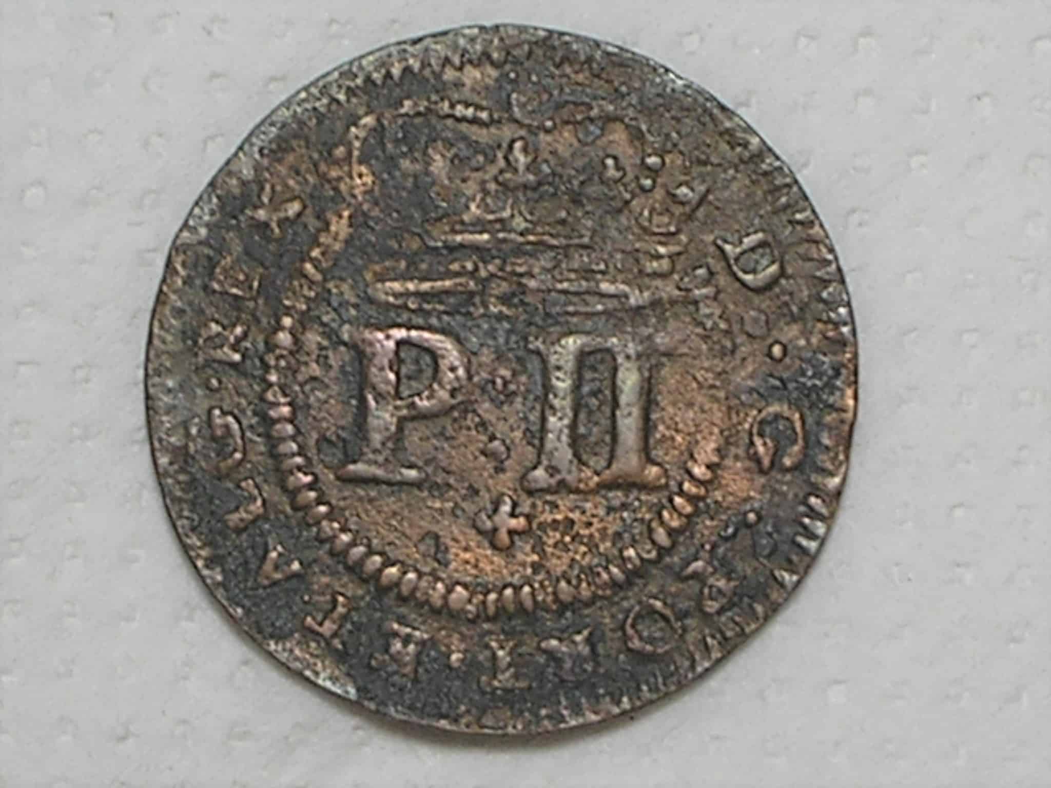 | Casa do Colecionador Portugal) V Réis - 1699 / Reinado de Pedro II / Escassa / Cobre / p.01