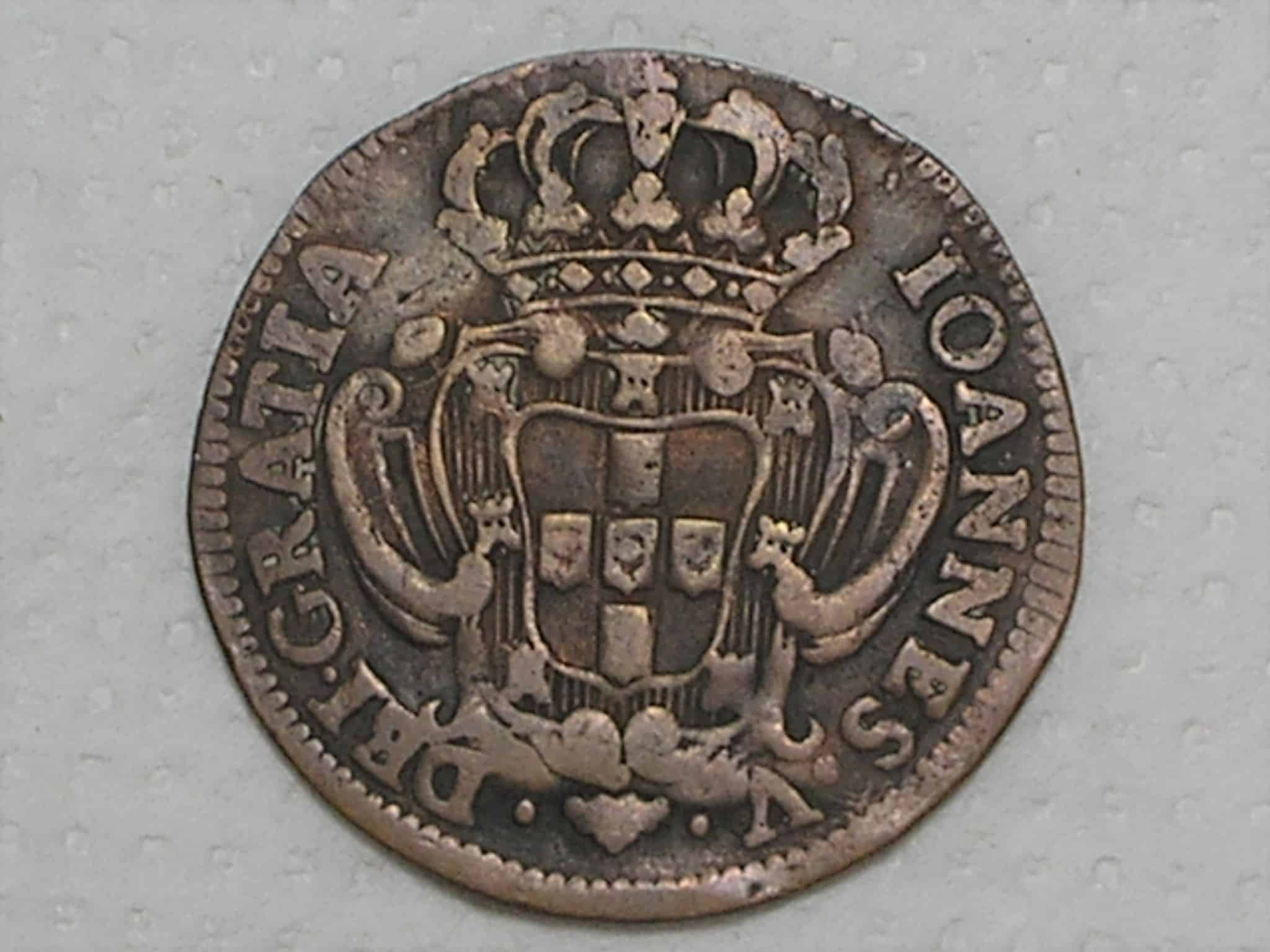 | Casa do Colecionador Portugal) V Réis - 1736 - Reinado de Ioannes V / Bela peça / Cobre / p.01