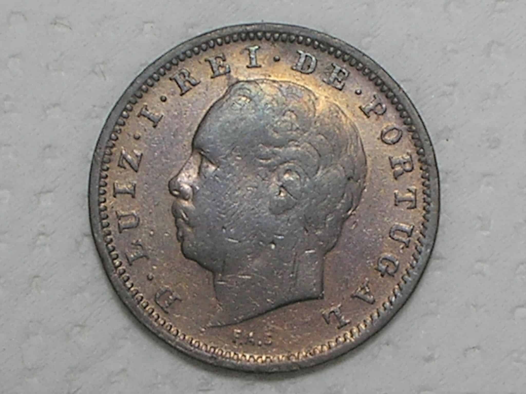 | Casa do Colecionador Portugal) V Réis - 1883 - D. Luiz I / Bronze / p.01