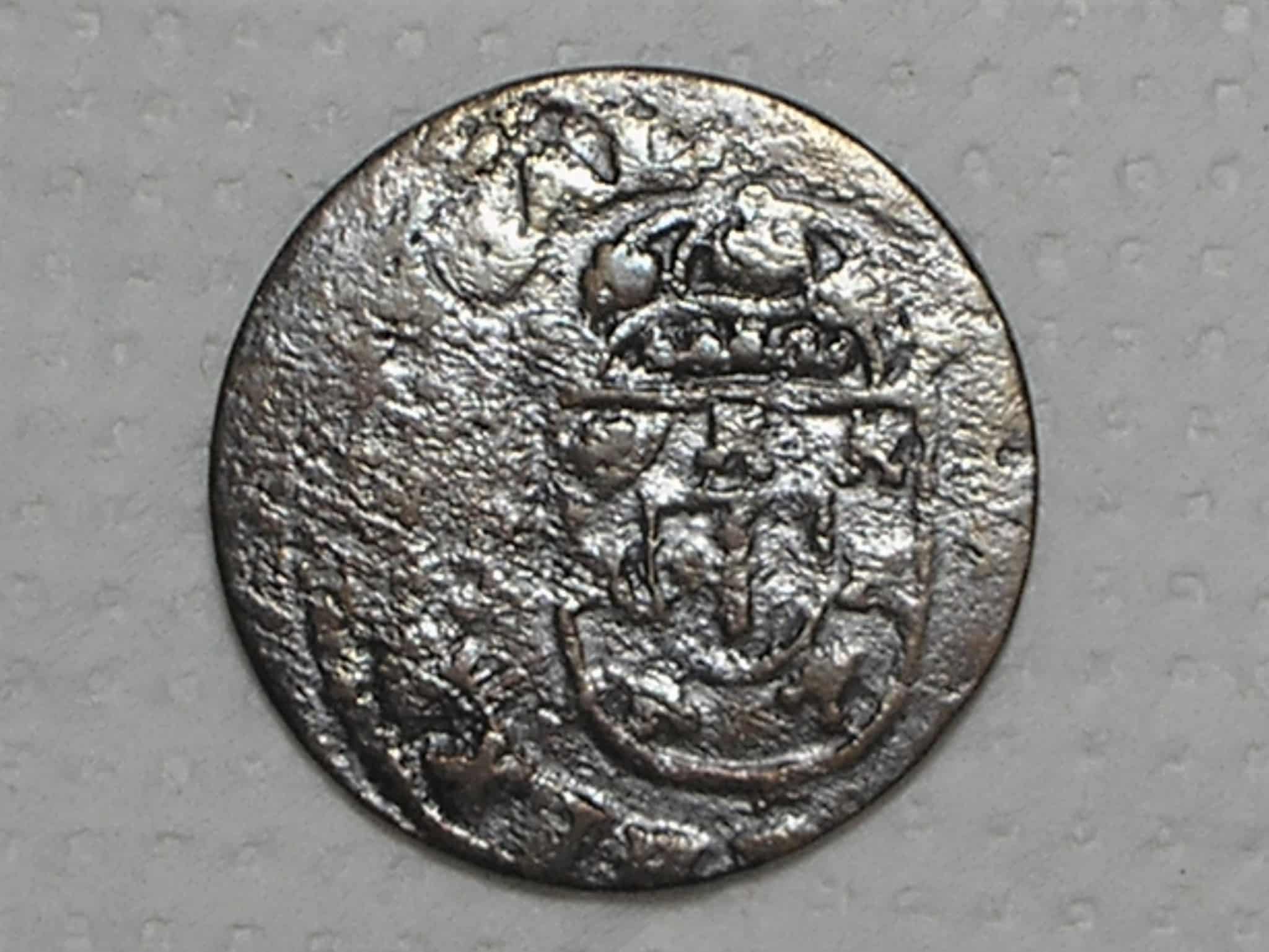 | Casa do Colecionador Raríssima - Portugal) 1-1/2 Réis -1662 / Reinado de Don Afonso VI / Lei de 20/11/1662 - Rara em qquer estado de conservação / Cobre / p.01
