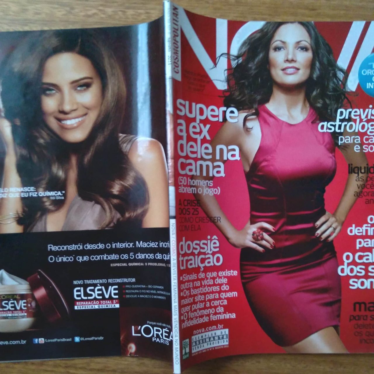 | Casa do Colecionador Revista Nova 455 2011 / Patrícia Poeta Cabelo dos sonhos Supere a ex.