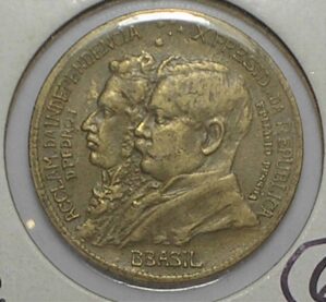 -)) BBasil - 1.000 Réis - 1922 / Erro de cunhagem / Soberba / bonita peça de qualidade