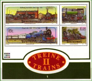 Bophuthatswana (África do Sul) - Trens e locomotivas - 1993 - Bloco