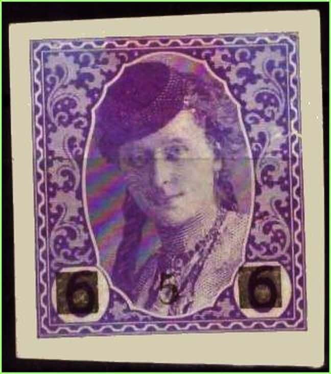 | Casa do Colecionador Bósnia e Herzegovina (Iugoslávia) - Garota bosniana - 1918 - Sobre estampa dupla - Sem perfuração