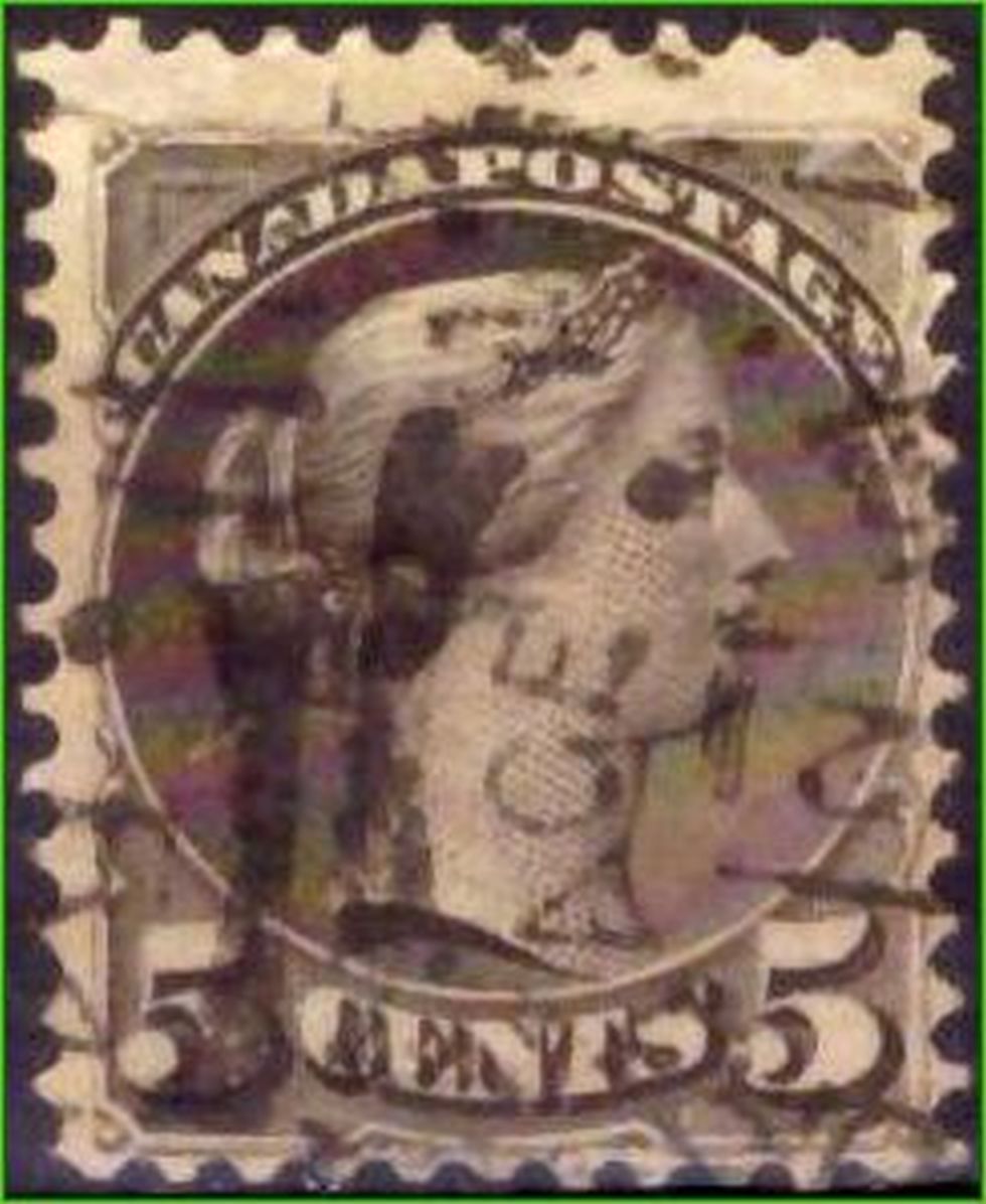 | Casa do Colecionador Canadá (Reino Unido) - Queen Victoria - 1876