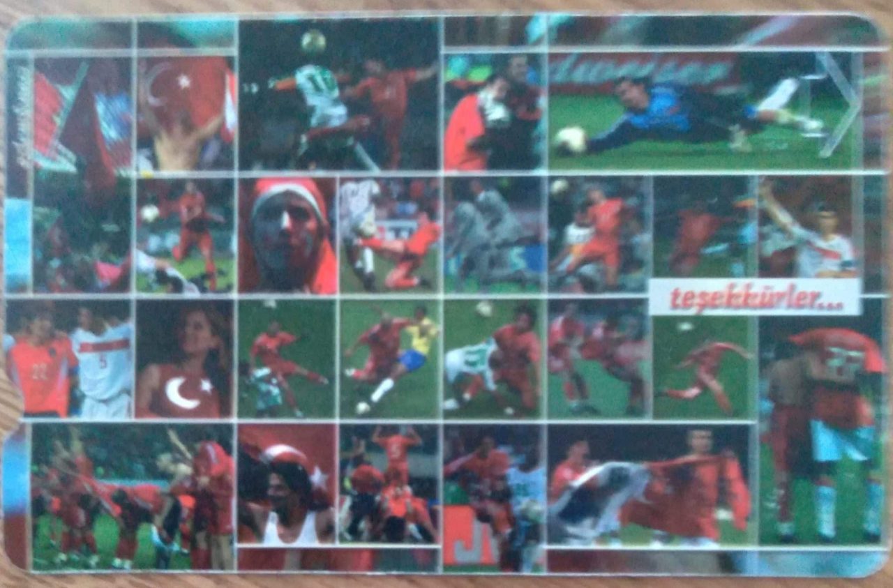 | Casa do Colecionador Cartão Turquia Telekom Magnético 2002 / Copa do Mundo do Fifa Seleção