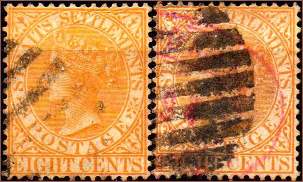 | Casa do Colecionador Estabelecimento dos Estreitos (Reino Unido) - Queen Victoria - 1867