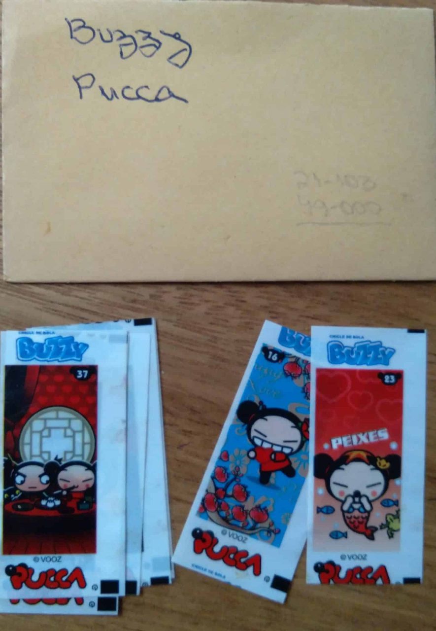 | Casa do Colecionador Figurinha Buzzy Pucca / valor de cada uma.