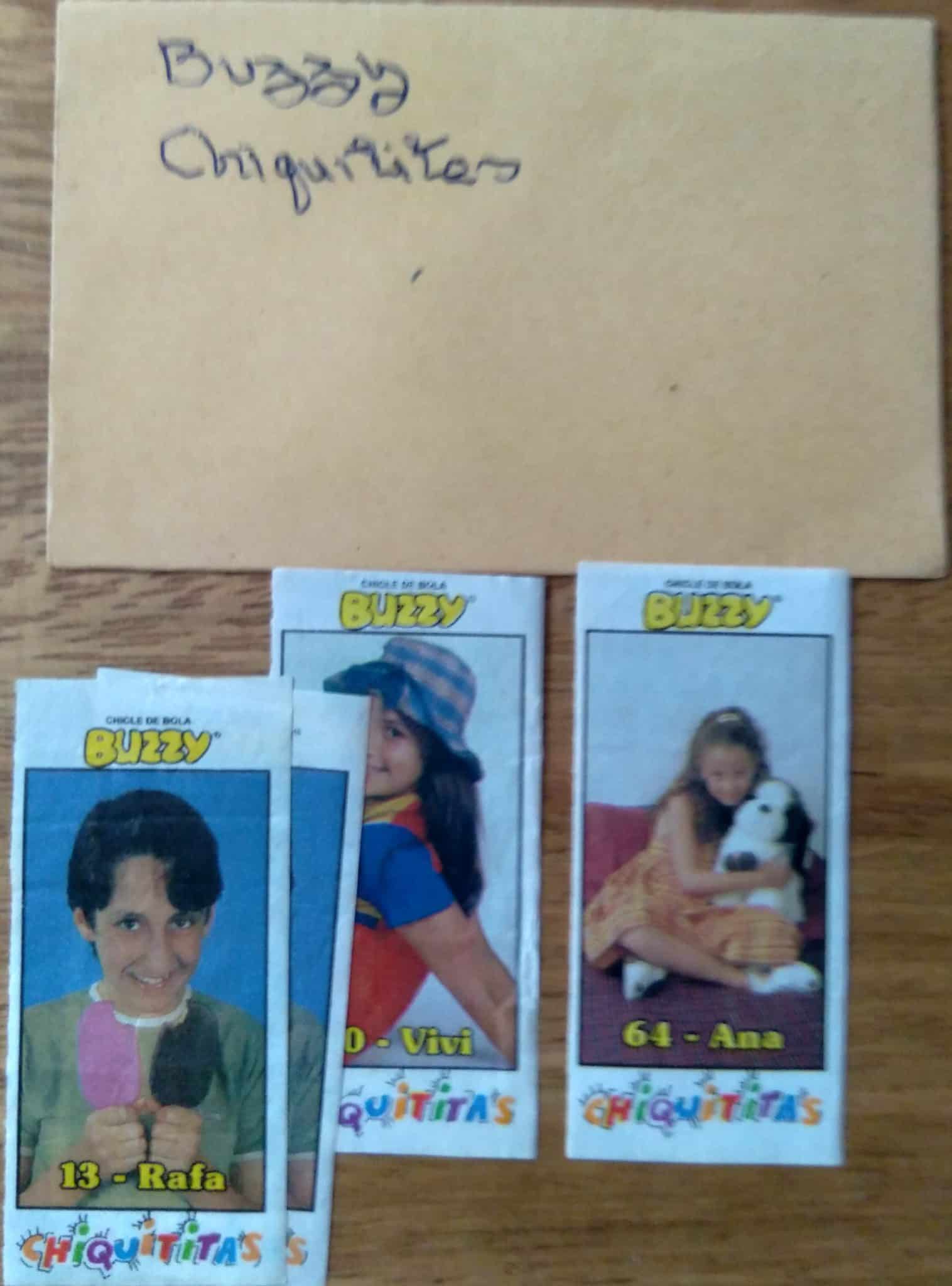 | Casa do Colecionador Figurinhas Buzzy Chiquititas / valor de cada uma.