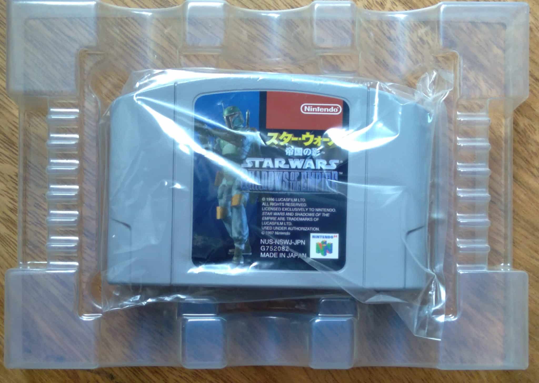 | Casa do Colecionador Jogo N64 Star Wars Shadow of the Empire / Original Japão.
